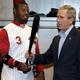 Illustration for article titled Ken Griffey, Jr. Tosses Throat Slash To Jeff Brantley